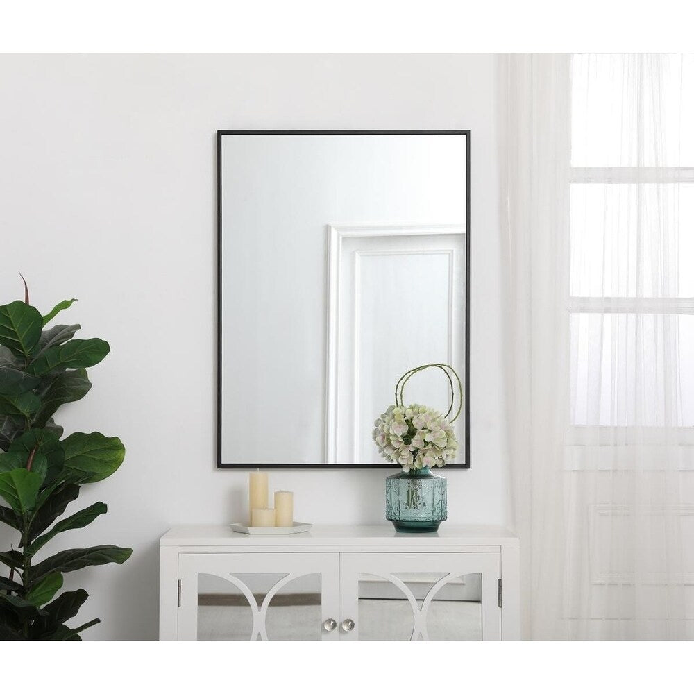 Carson Carrington Salsnas Metal Frame Rectangular Mirror