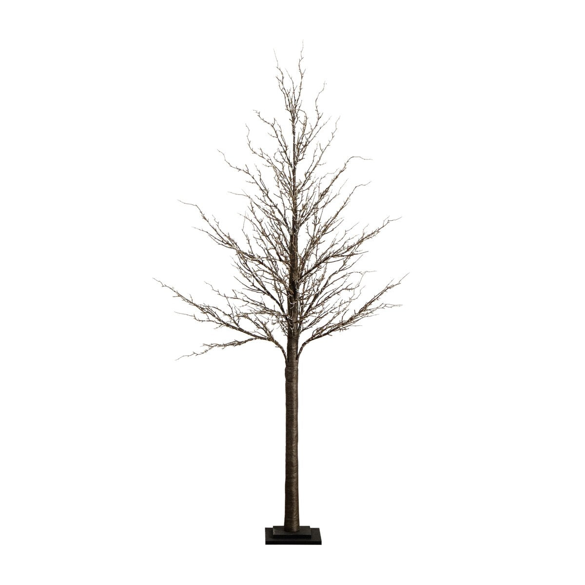 6' Pre-Lit Artificial Trig Tree with 480 Warm White LED Lights