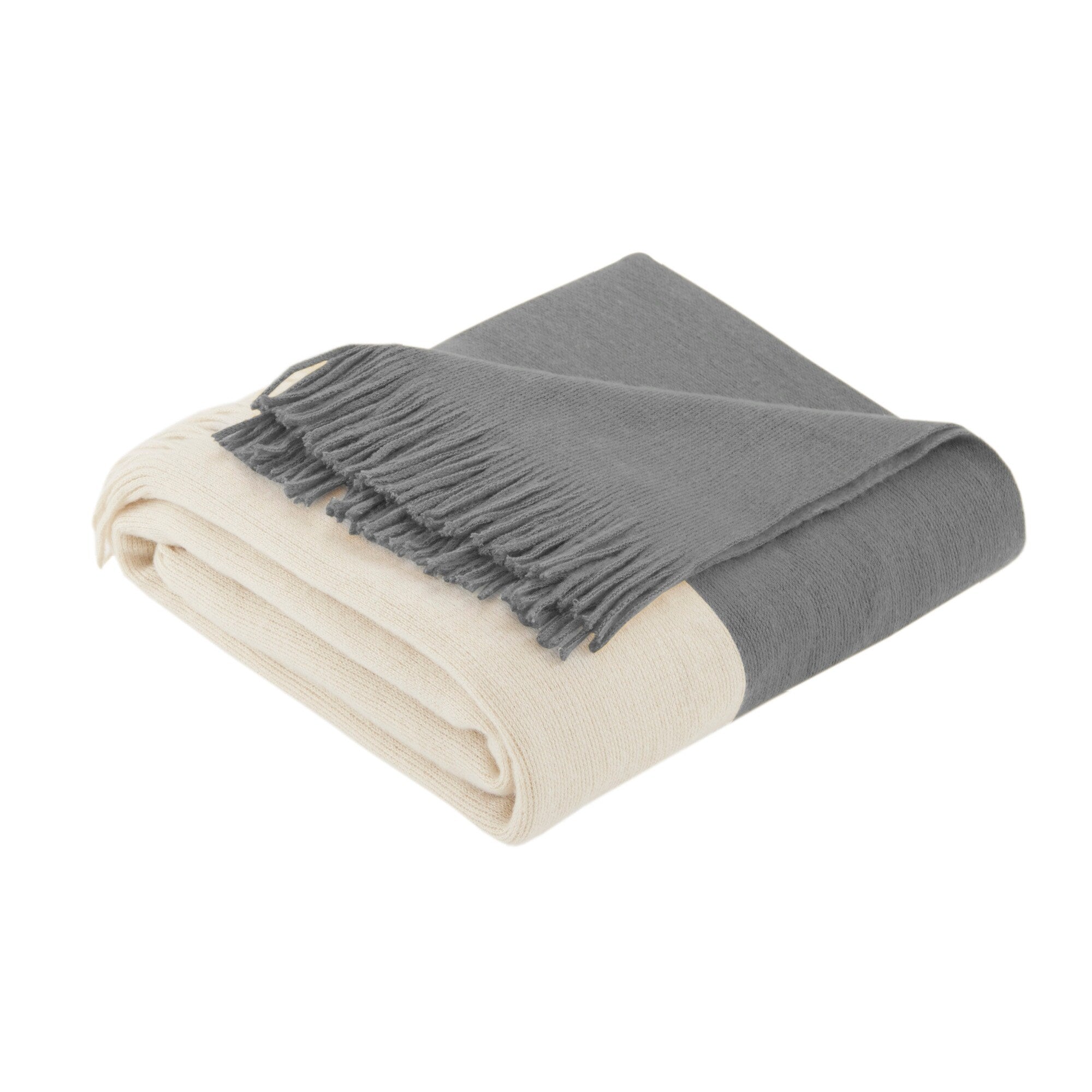 INK+IVY Stockholm Color Block Faux Cashmere Throw