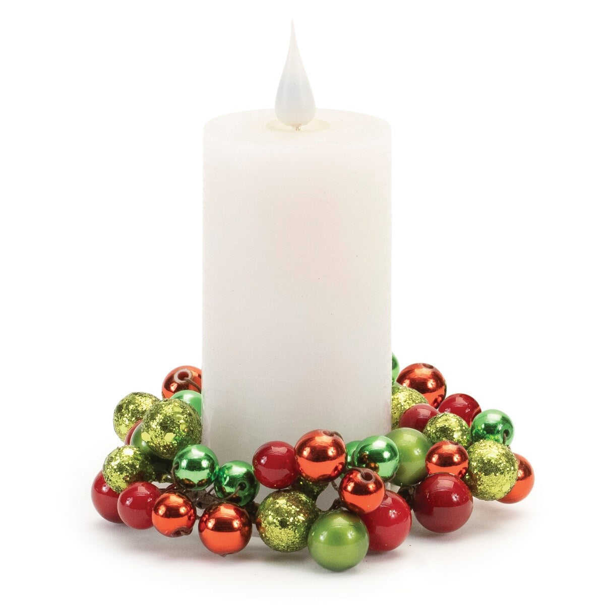 Mini Ornament Cluster Candle Ring (Set of 6)