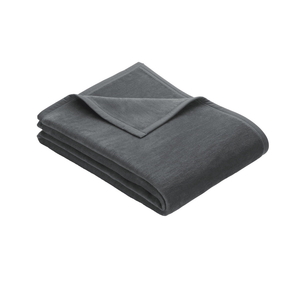 IBENA Solid Plush Throw in 16 Colors