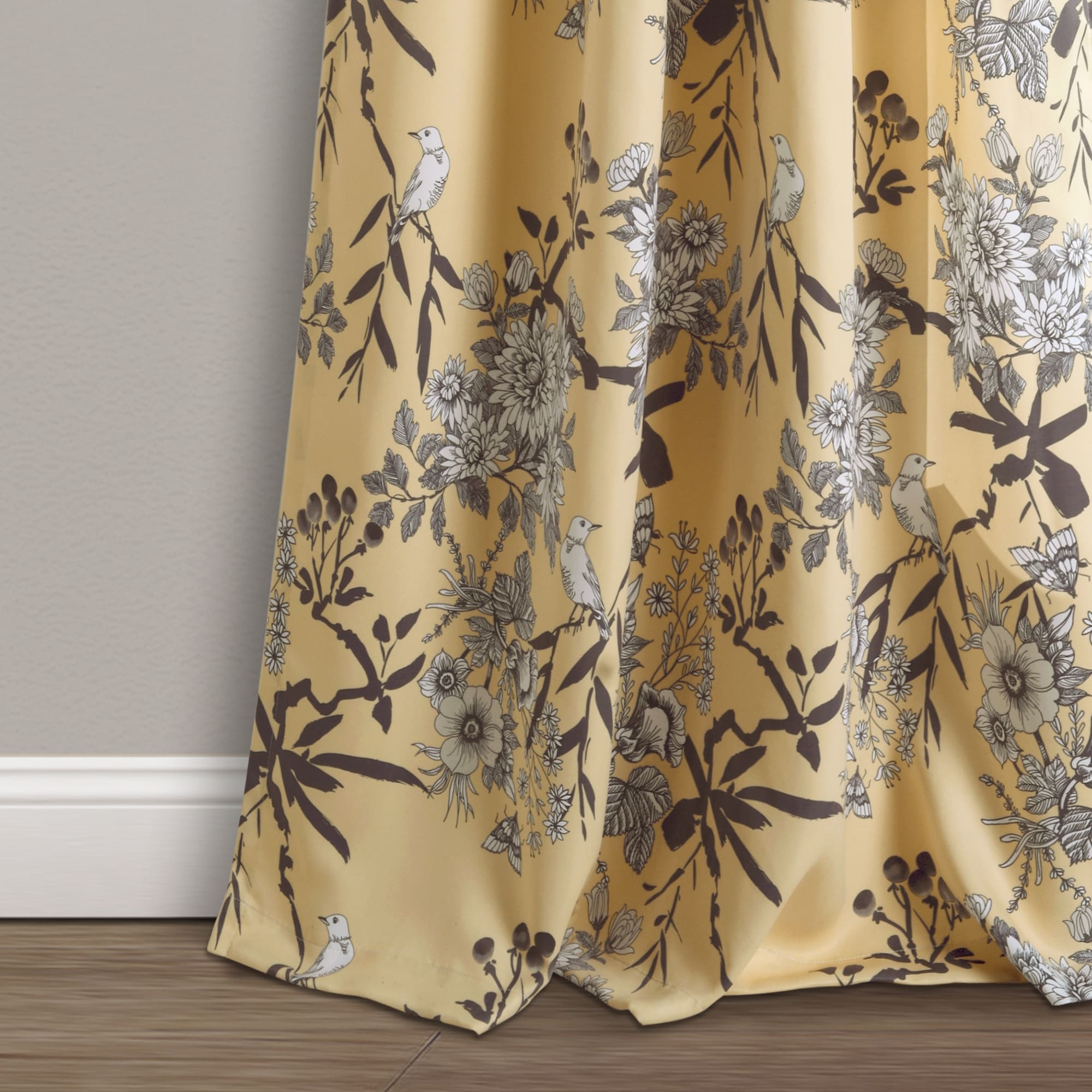 The Gray Barn Dogwood Floral Curtain Panel Pair