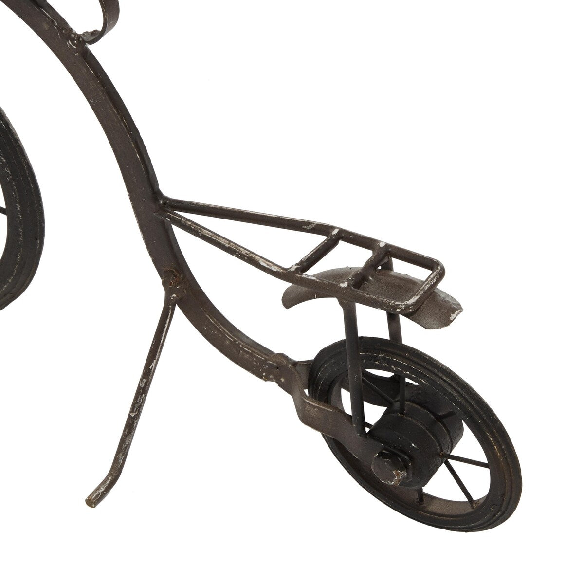 Metal Bike Decorative Sculpture - Brown - Roche River Decor