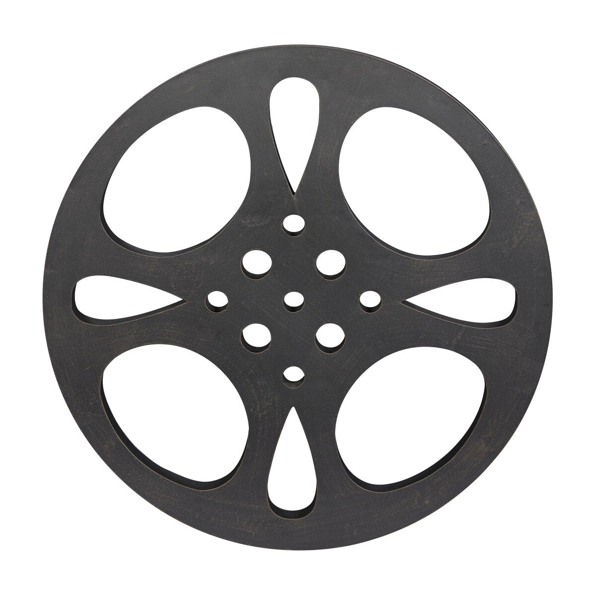 Metal Film Reel Home Wall Decor - Black - Roche River Decor