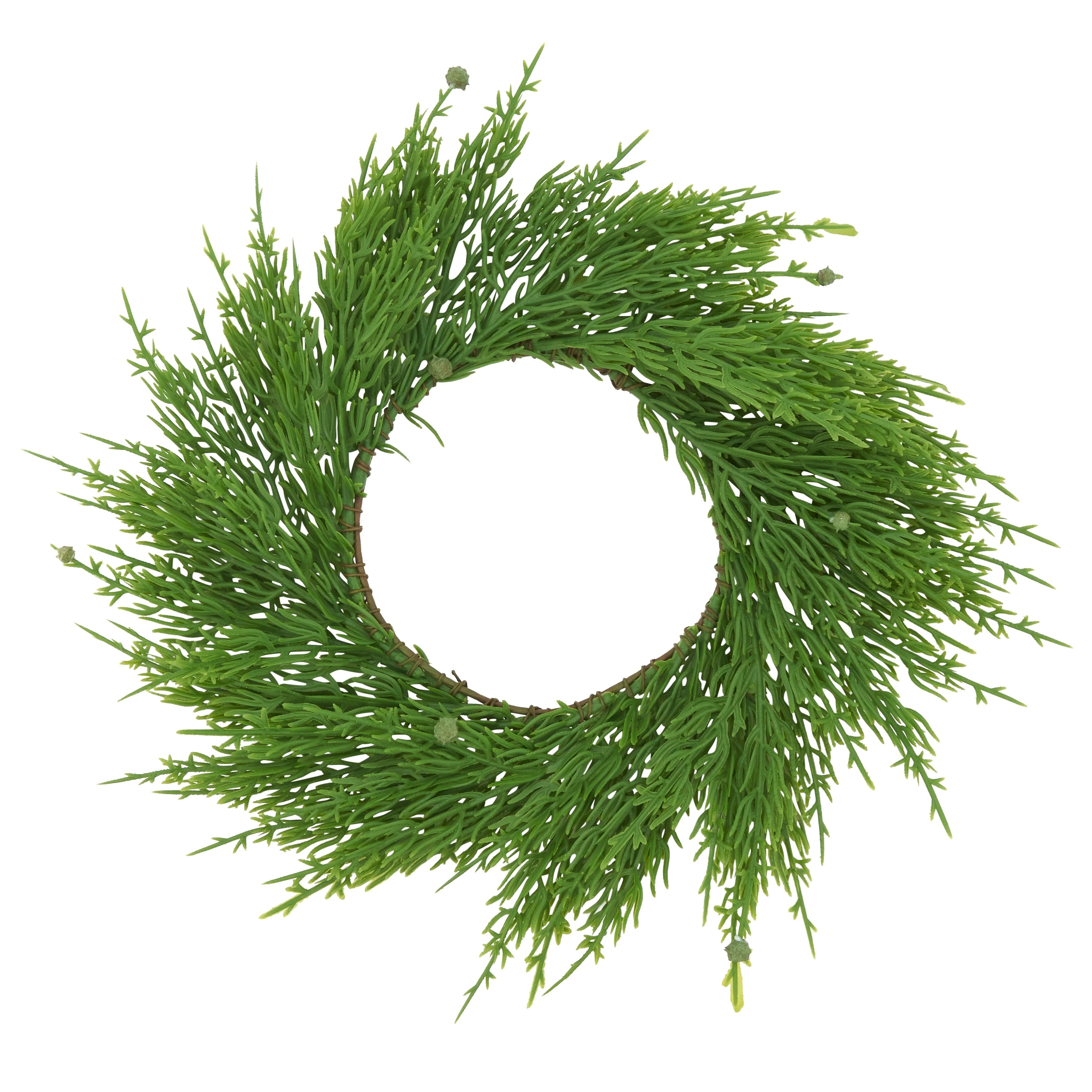 Faux Cypress Wreath