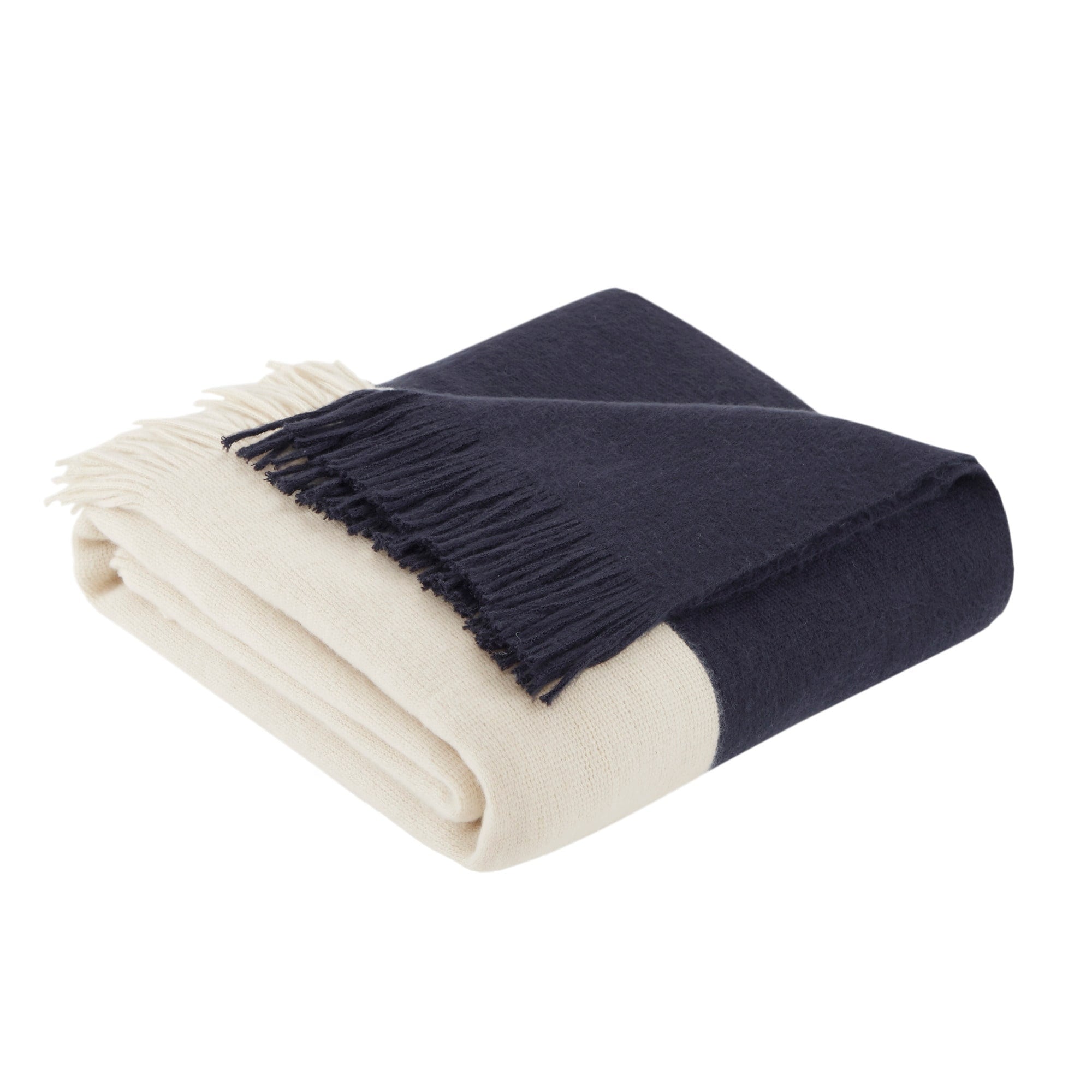 INK+IVY Stockholm Color Block Faux Cashmere Throw