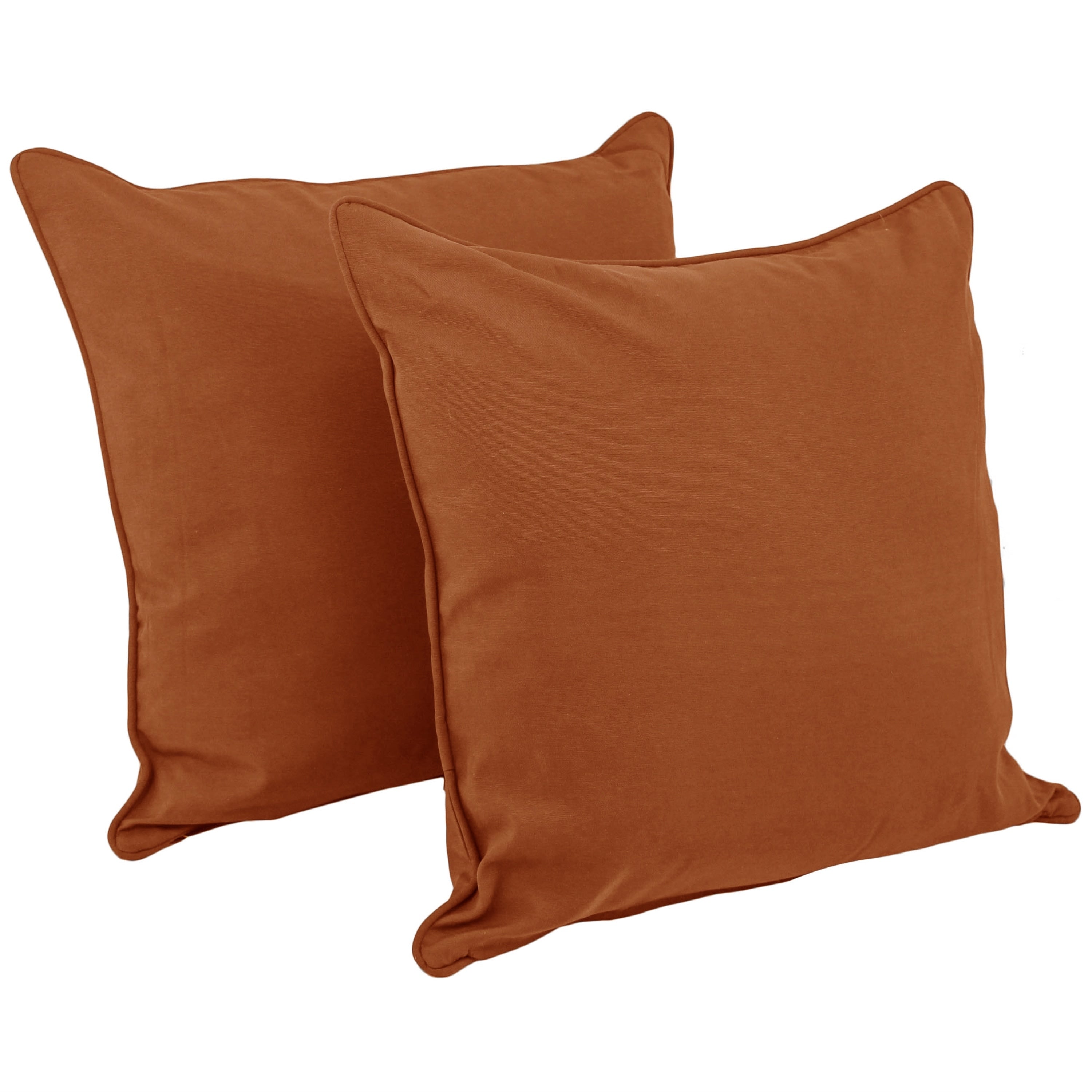 25-inch Corded Twill Throw Pillows (Set of 2)