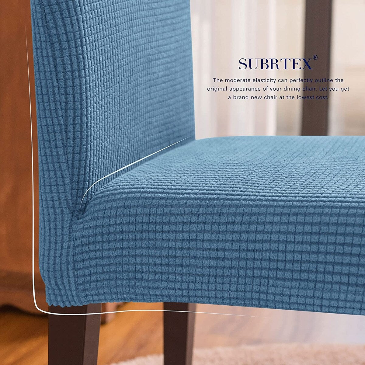 Subrtex Dining Chair Slipcover Set of 2 Furniture Protector