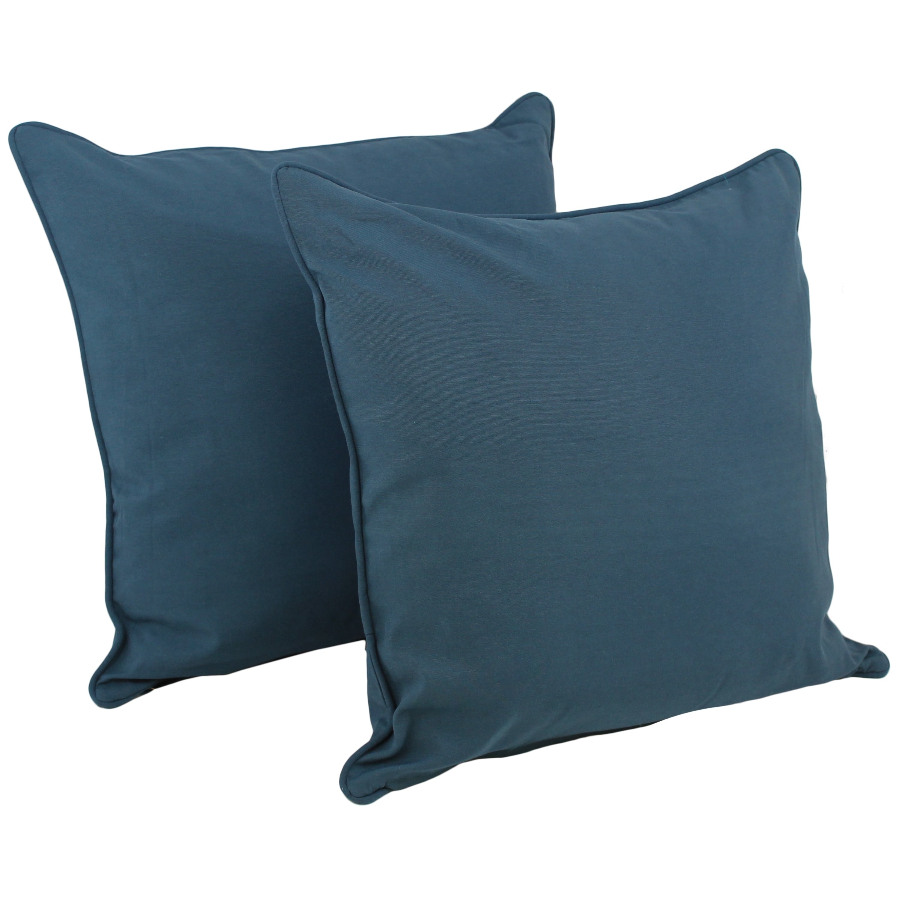 25-inch Corded Twill Throw Pillows (Set of 2)