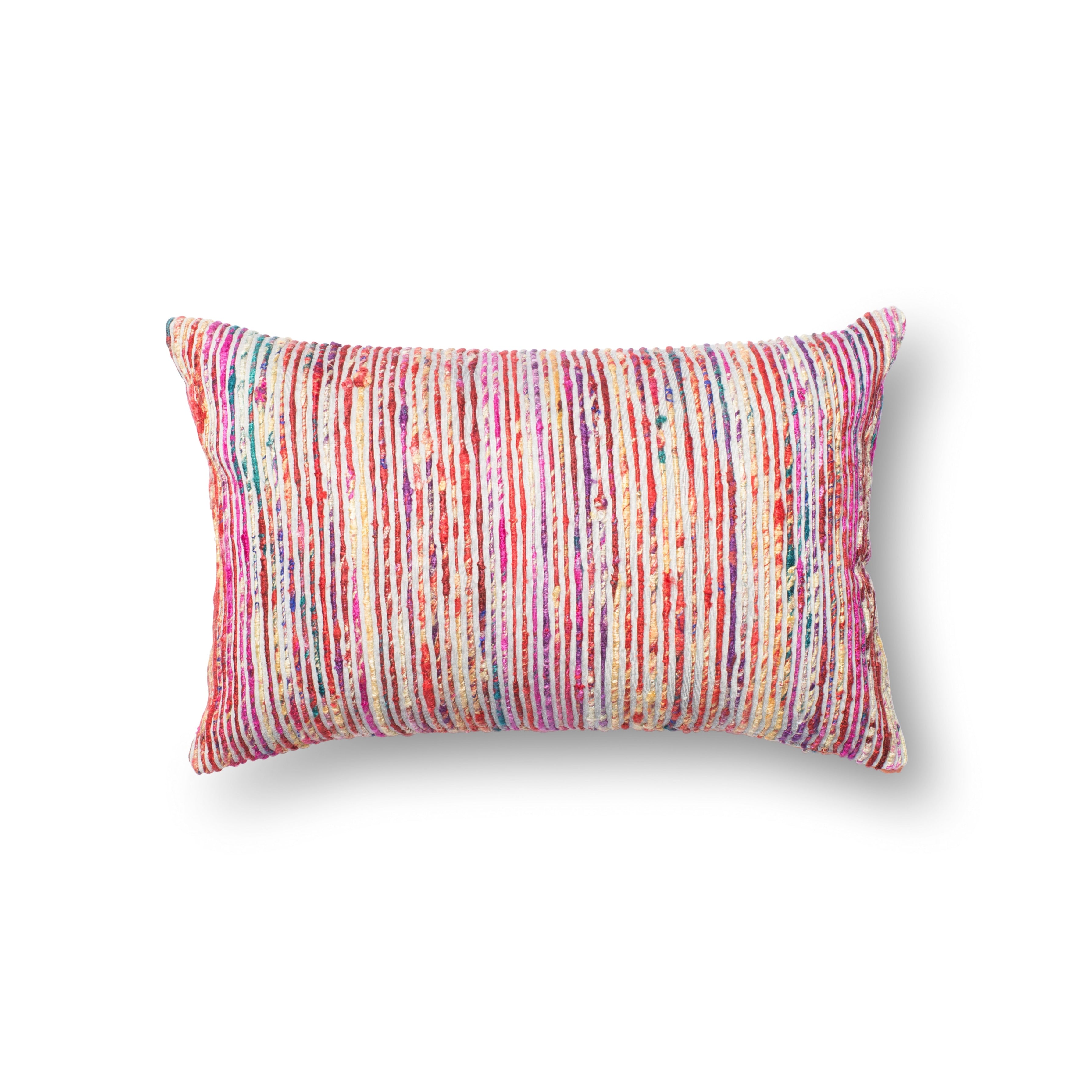 Textured Multi Stripe Throw Pillow or Pillow Cover