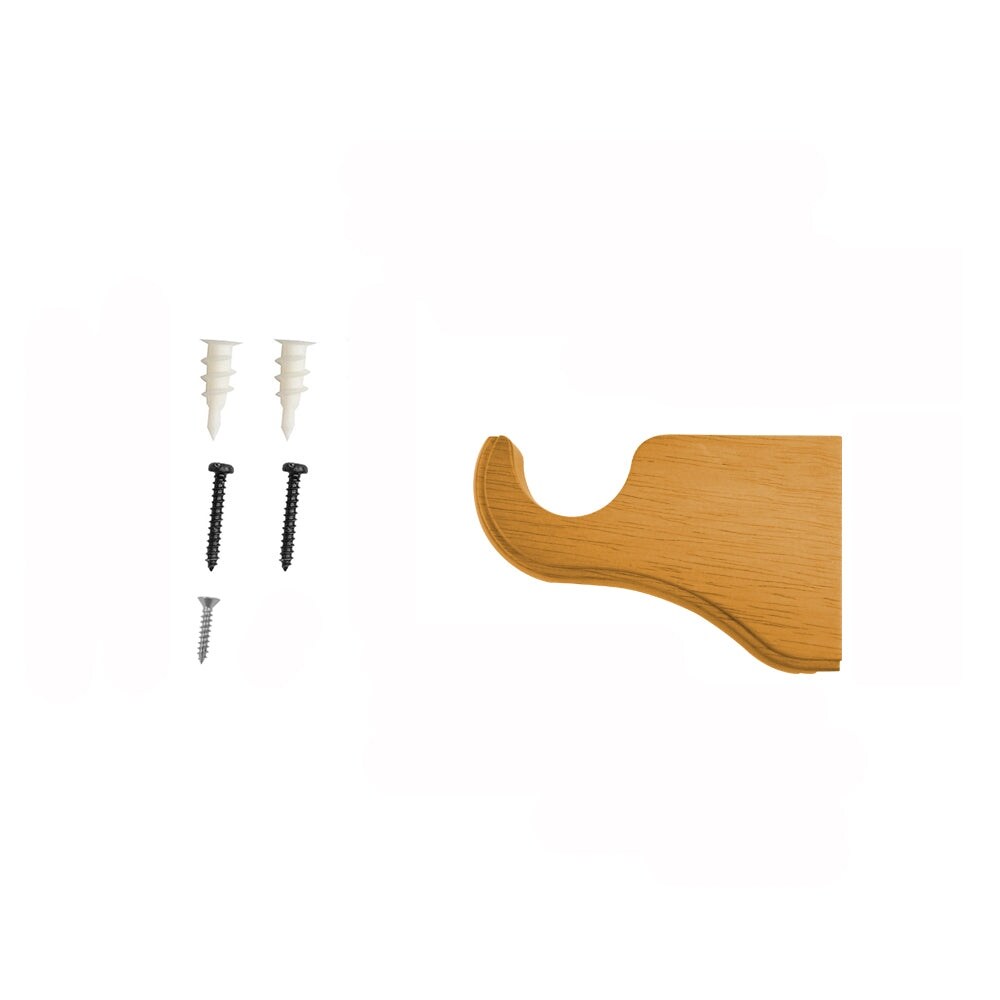 Mix & Match Wood Single / Double Curtain Rod Bracket