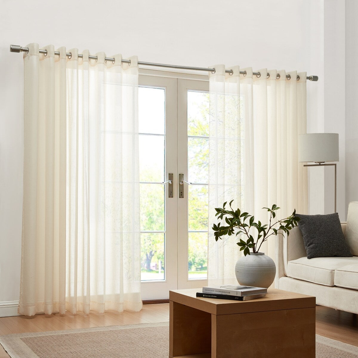 Carmen Sheer Extra-wide Indoor/Outdoor Sheer Window Curtain