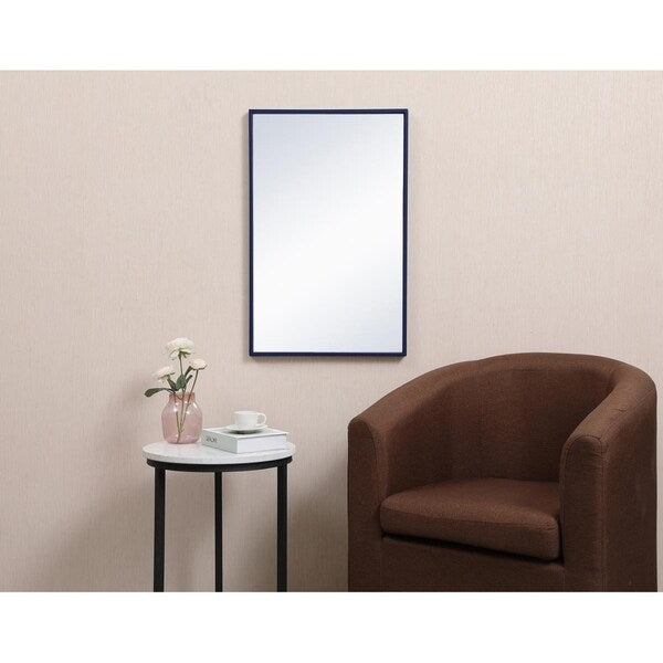 Carson Carrington Salsnas Metal Frame Rectangular Mirror