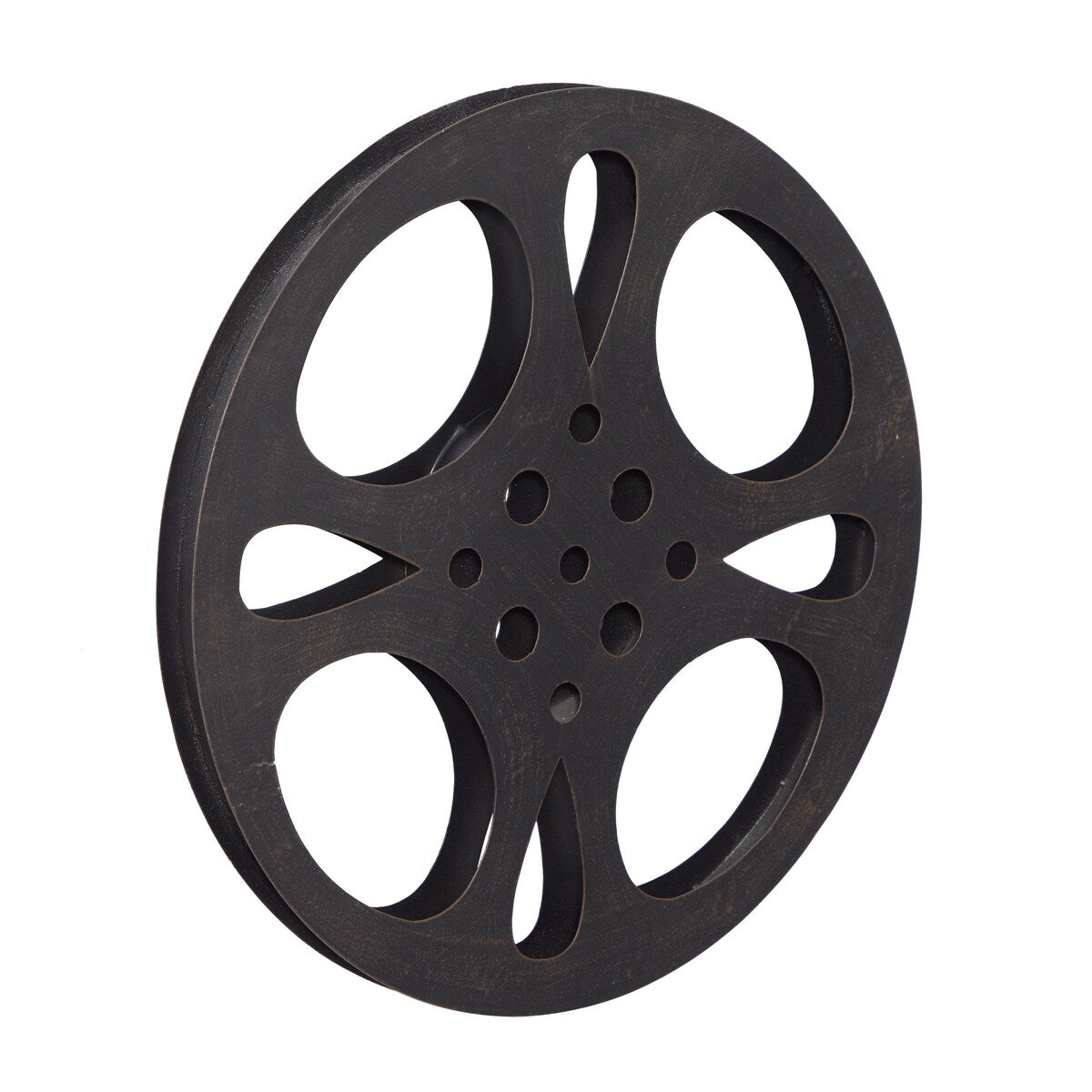 Metal Film Reel Home Wall Decor - Black - Roche River Decor