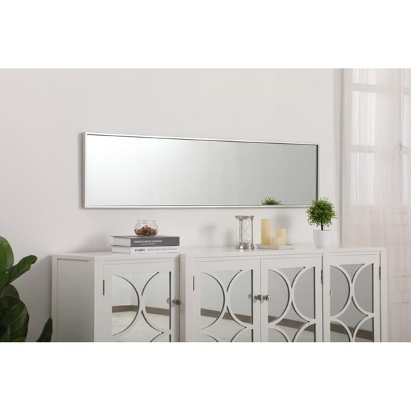 Carson Carrington Salsnas Metal Frame Rectangular Mirror