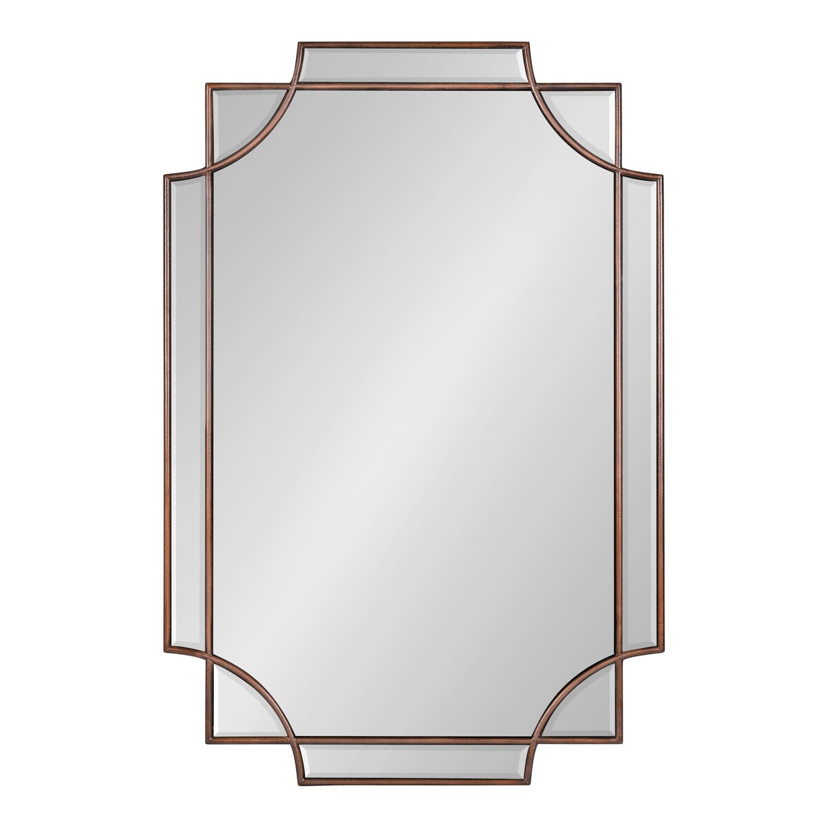 Kate and Laurel Minuette Traditional Decorative Framed Wall Mirror