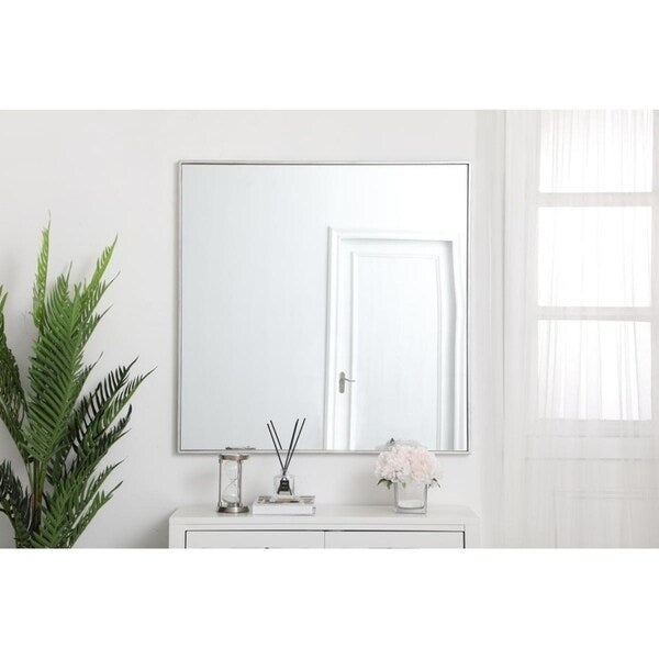 Carson Carrington Salsnas Metal Frame Rectangular Mirror