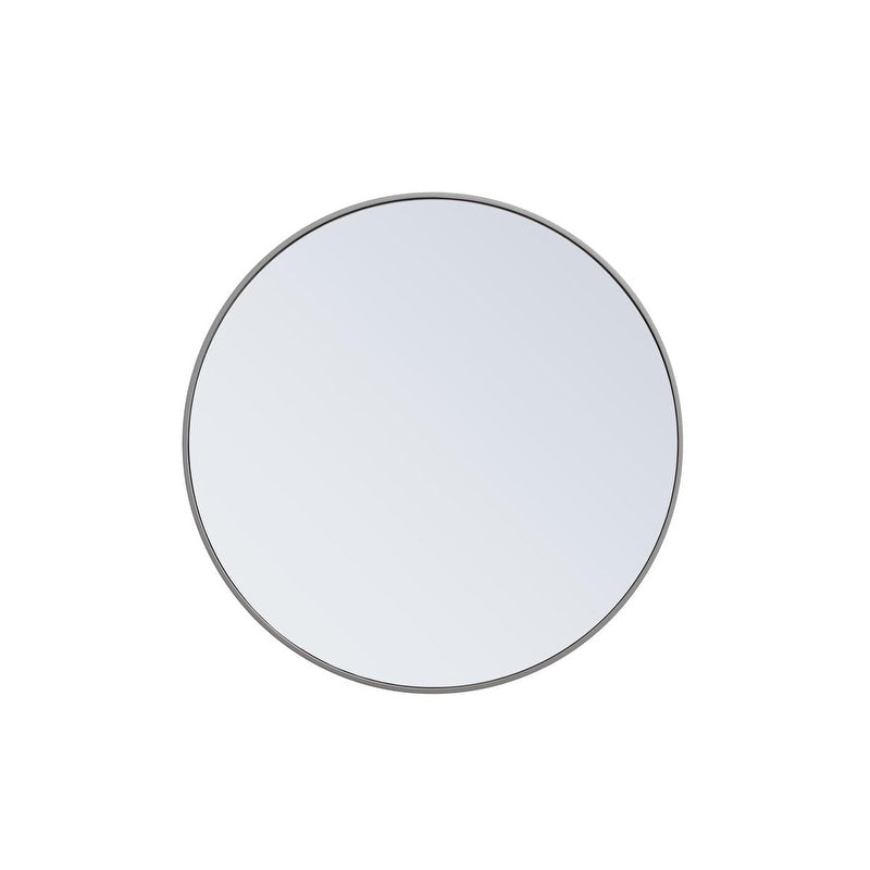 Carson Carrington Labbemala Metal Frame Round Mirror