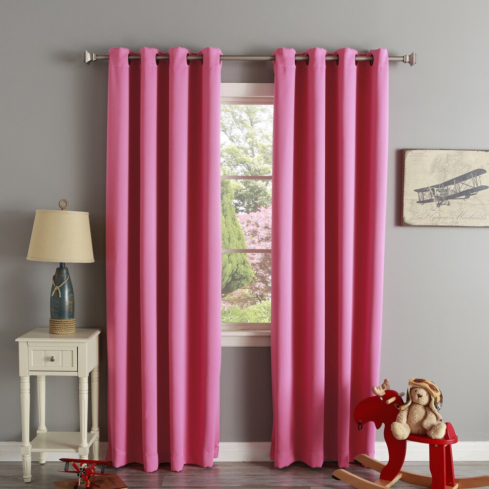 Aurora Home Grommet Top Insulated 108-inch Blackout Curtain Panel Pair