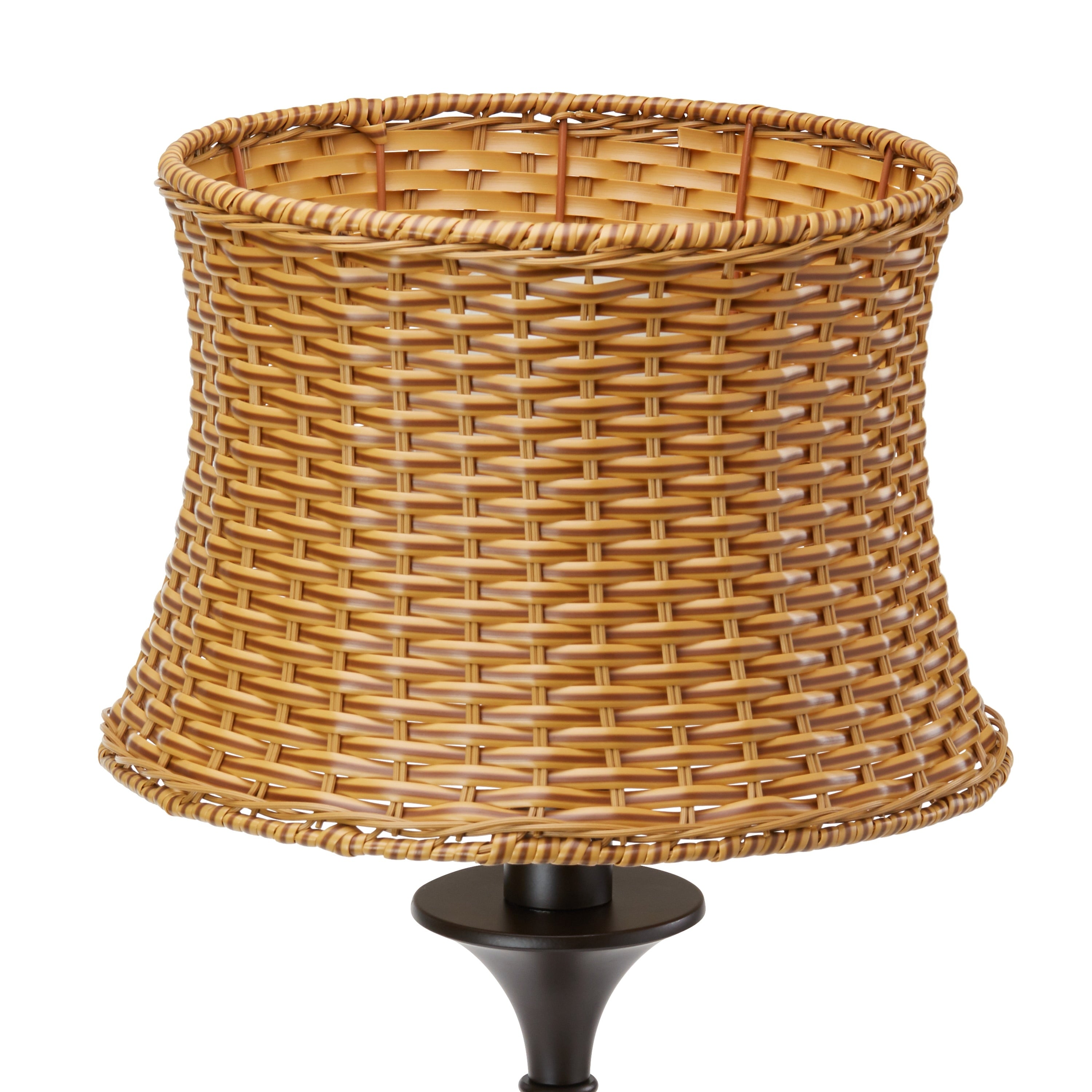 Pocologan Tan 25.25-inch Outdoor Table Lamp by Havenside Home - 12.5L x 12.5W x 25.25H