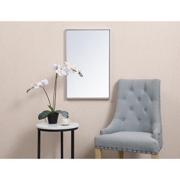 Carson Carrington Salsnas Metal Frame Rectangular Mirror