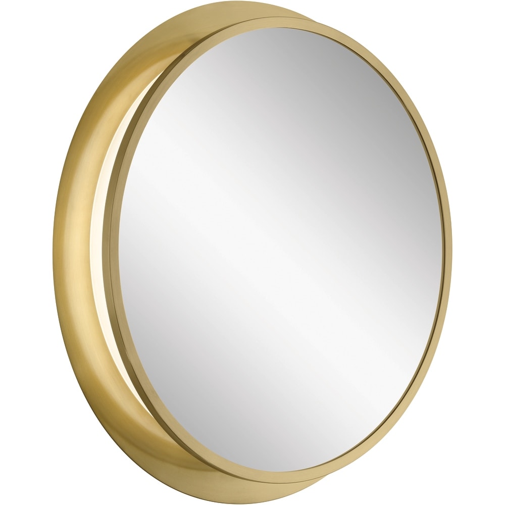 Elan Chennai 30 inch LED Vanity Mirror in Champagne Gold