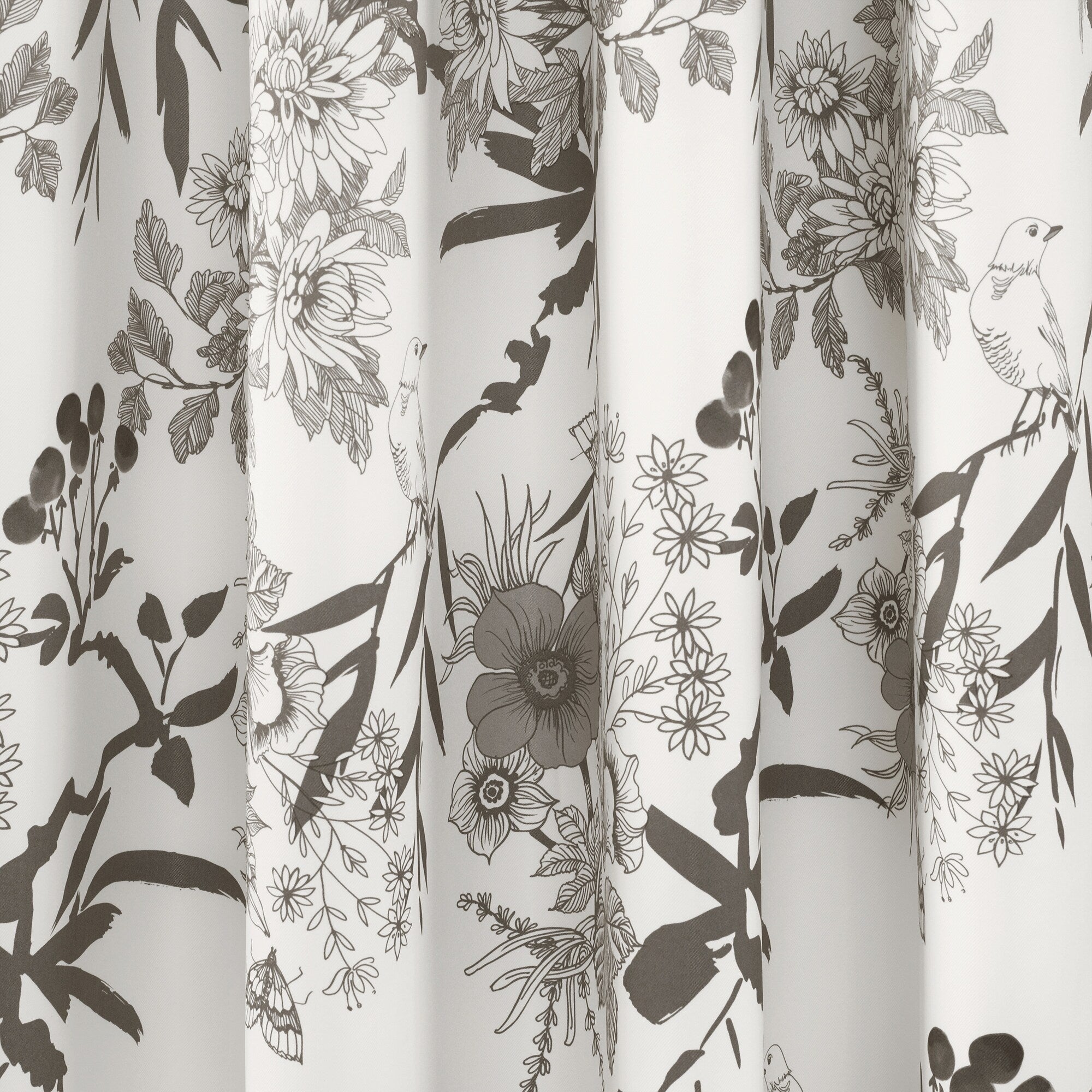 The Gray Barn Dogwood Floral Curtain Panel Pair