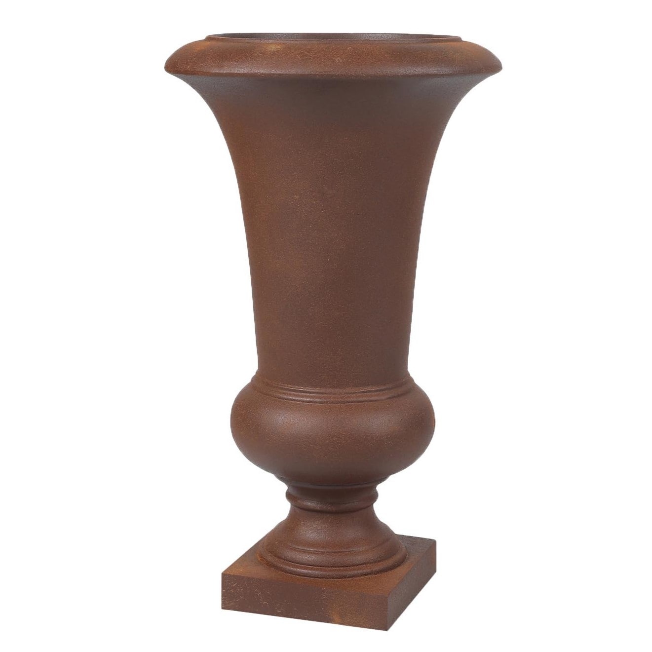 22.75 H Handmade Fiber Stone Tall Urn Planter Pot