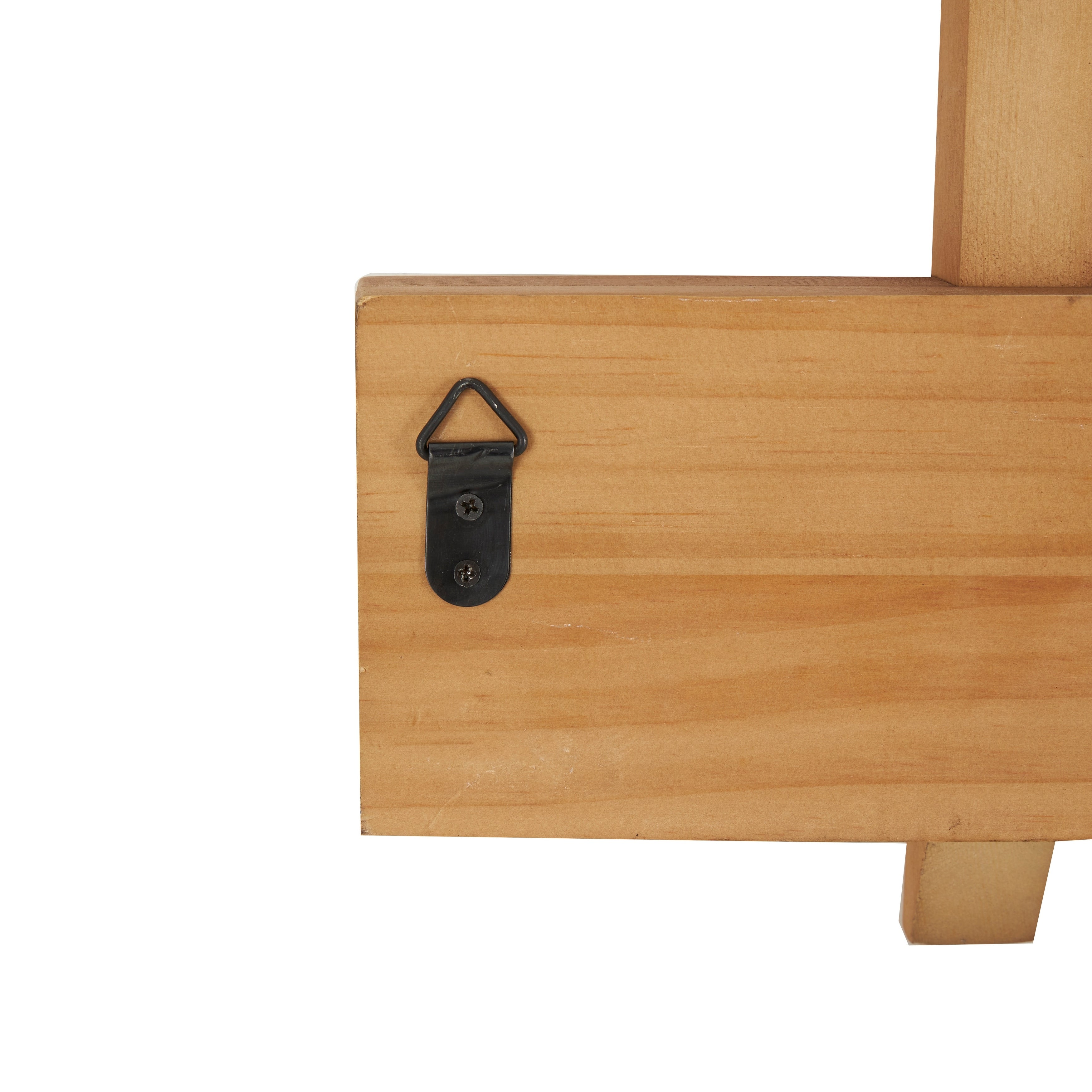 Brown Wood Coffee 8 Hangers Wall Hook