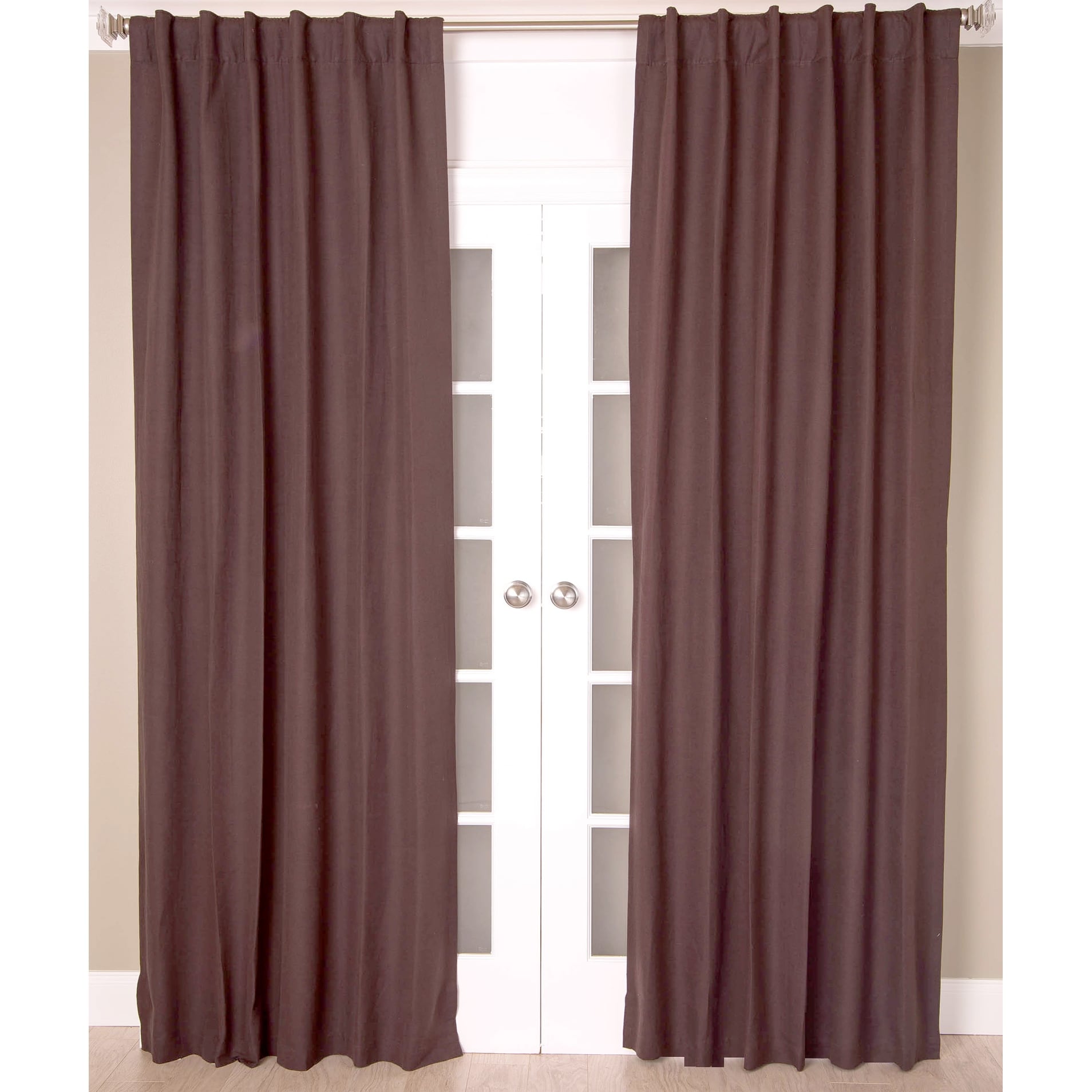 India's Heritage Solid Linen Cotton Panel - Single Curtain Panel