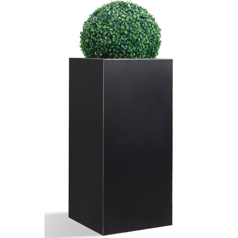 Metallic Heavy Planter for Outdoor Plants Tall and Long Metal Divider Planter Box