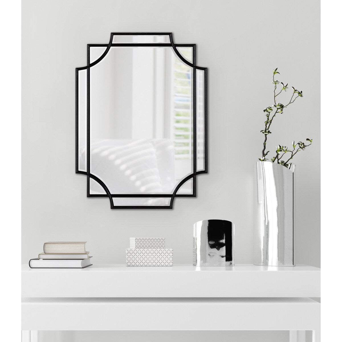 Kate and Laurel Minuette Traditional Decorative Framed Wall Mirror