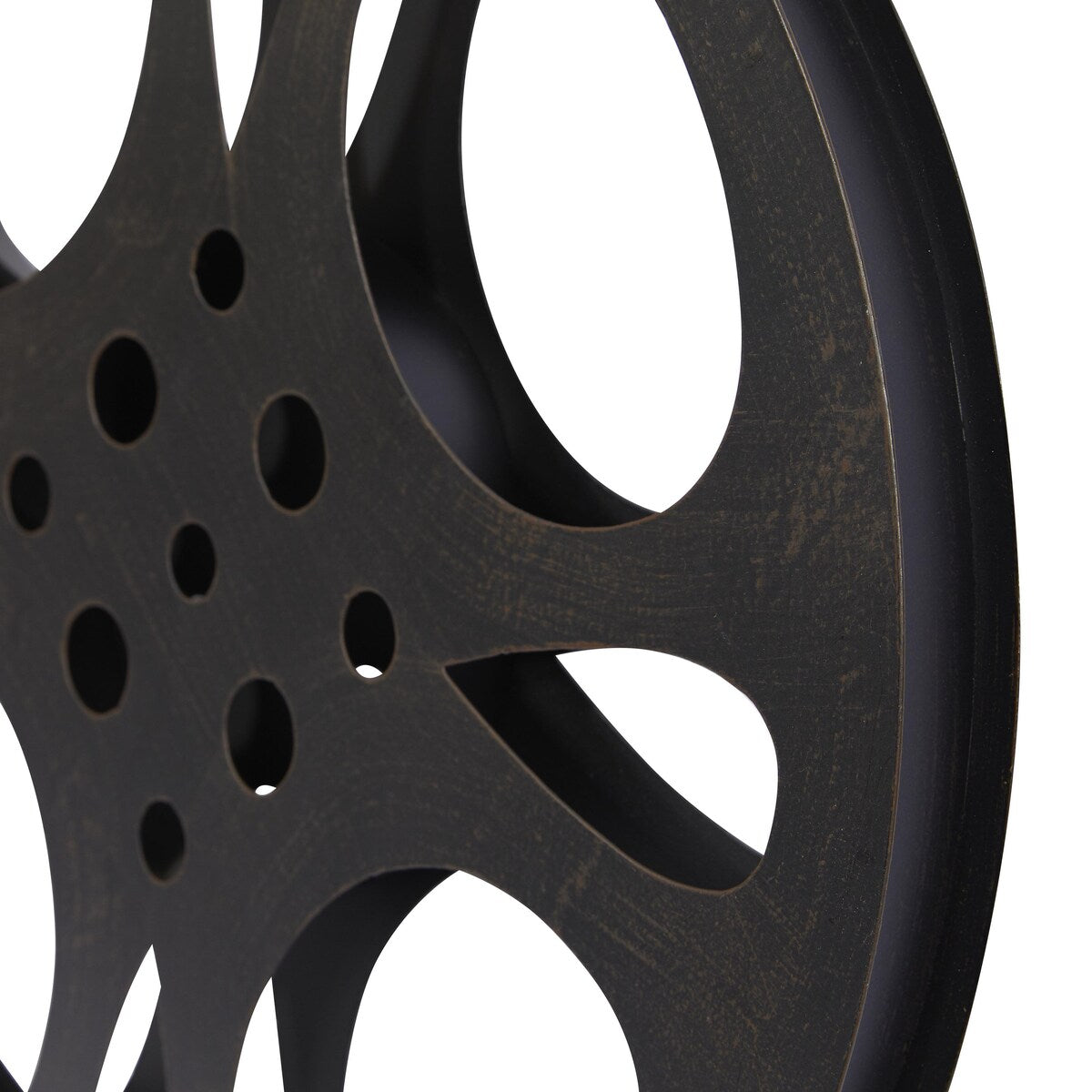 Metal Film Reel Home Wall Decor - Black - Roche River Decor