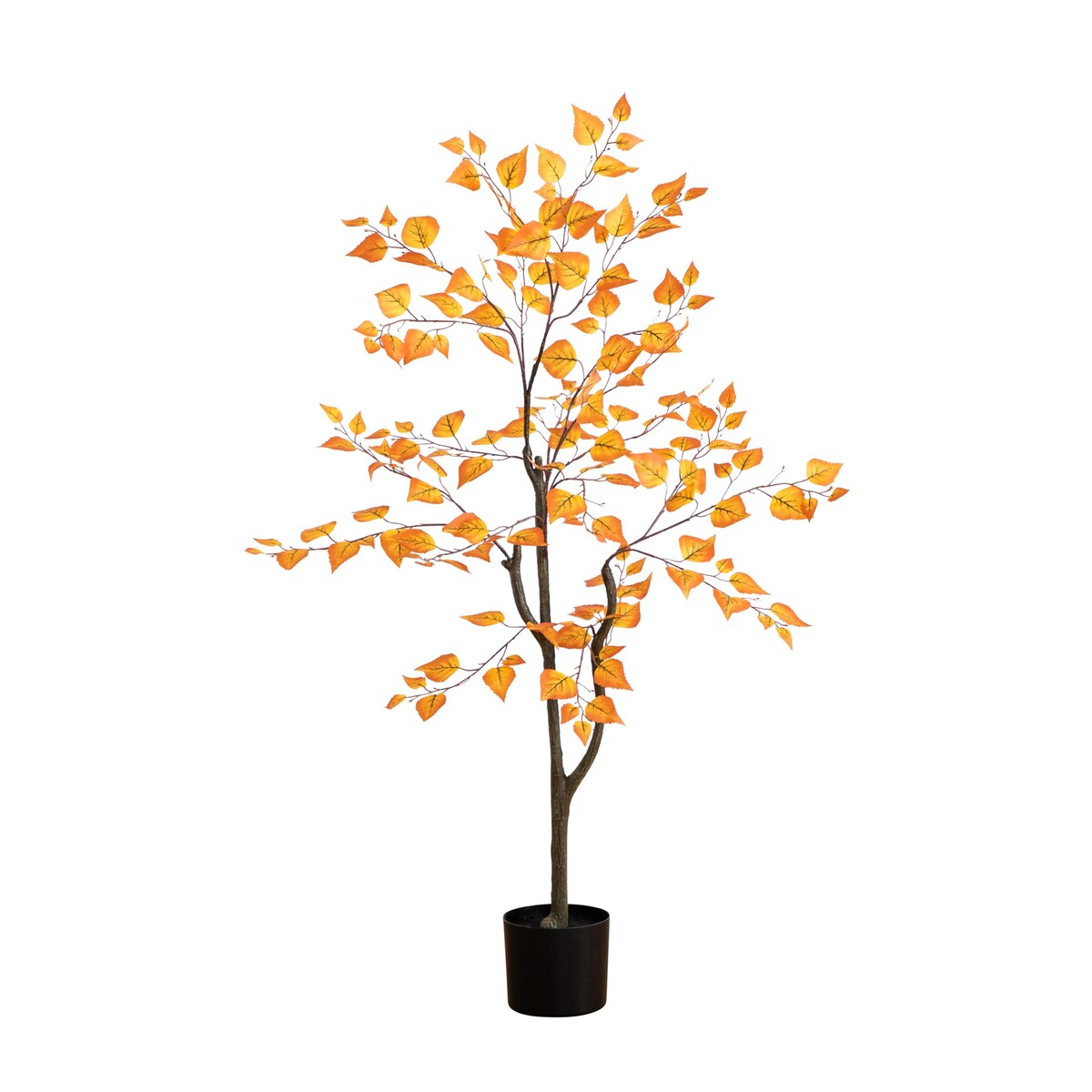 4' Autumn Birch Leaf Artificial Fall Tree