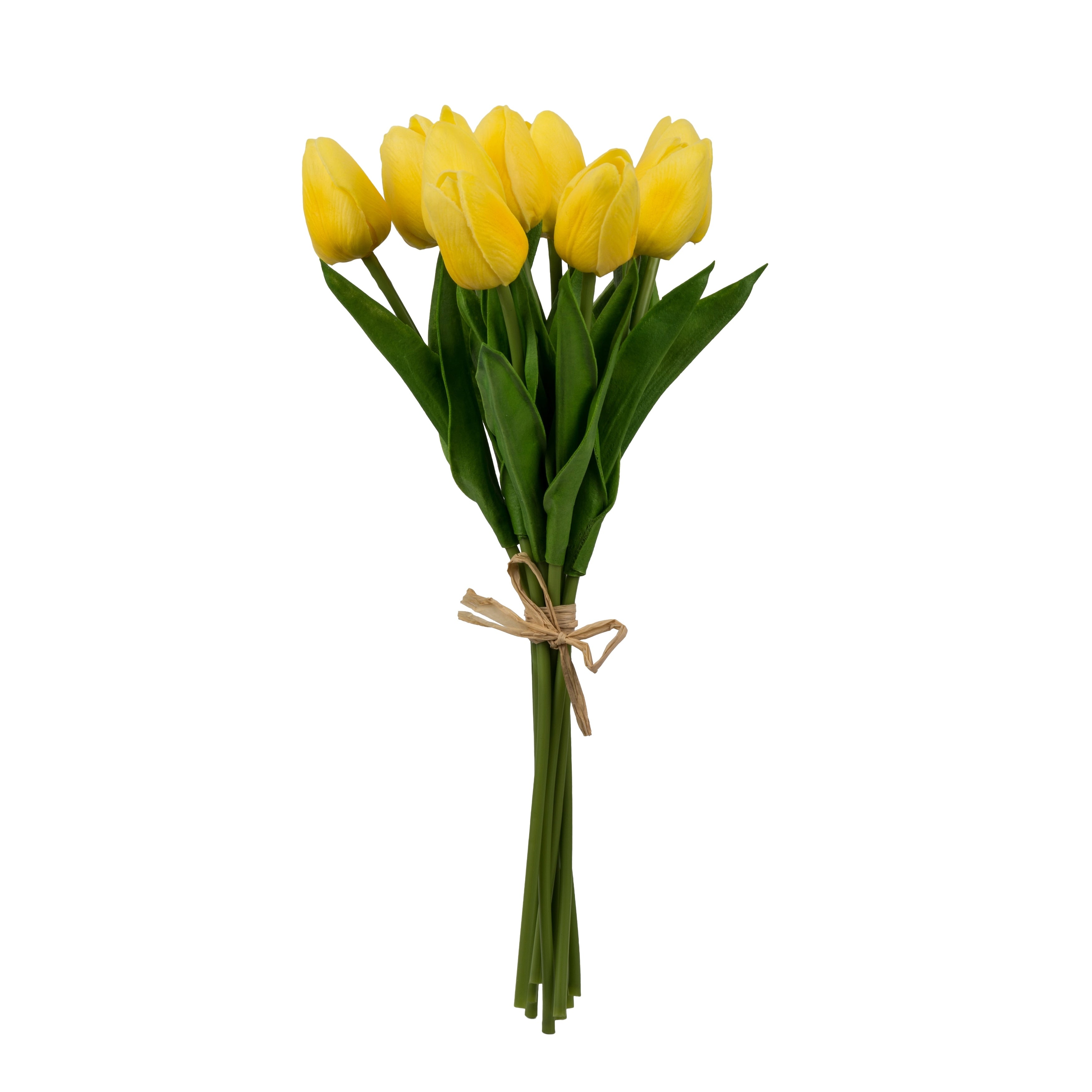 A&B Home 5-inch Faux Tulip 9-Stem Bundle