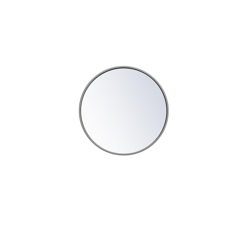 Carson Carrington Labbemala Metal Frame Round Mirror