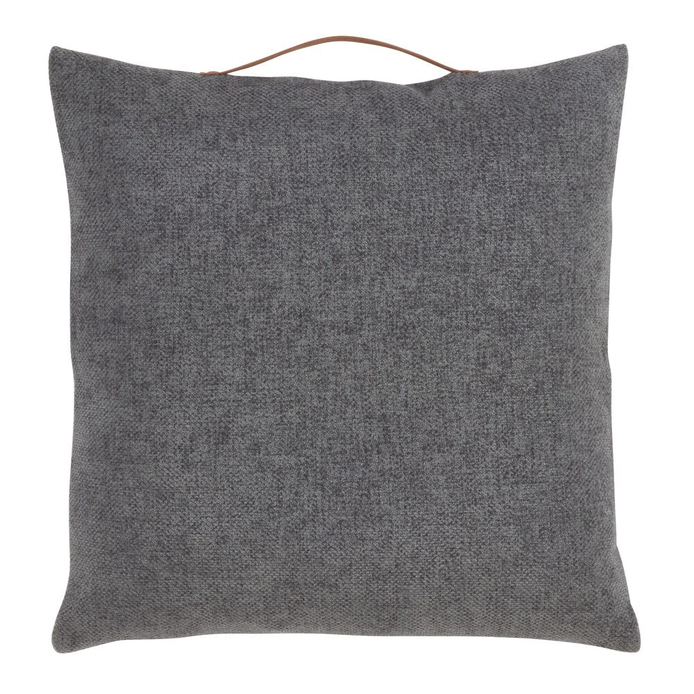 Handle Design Chenille Throw Pillow