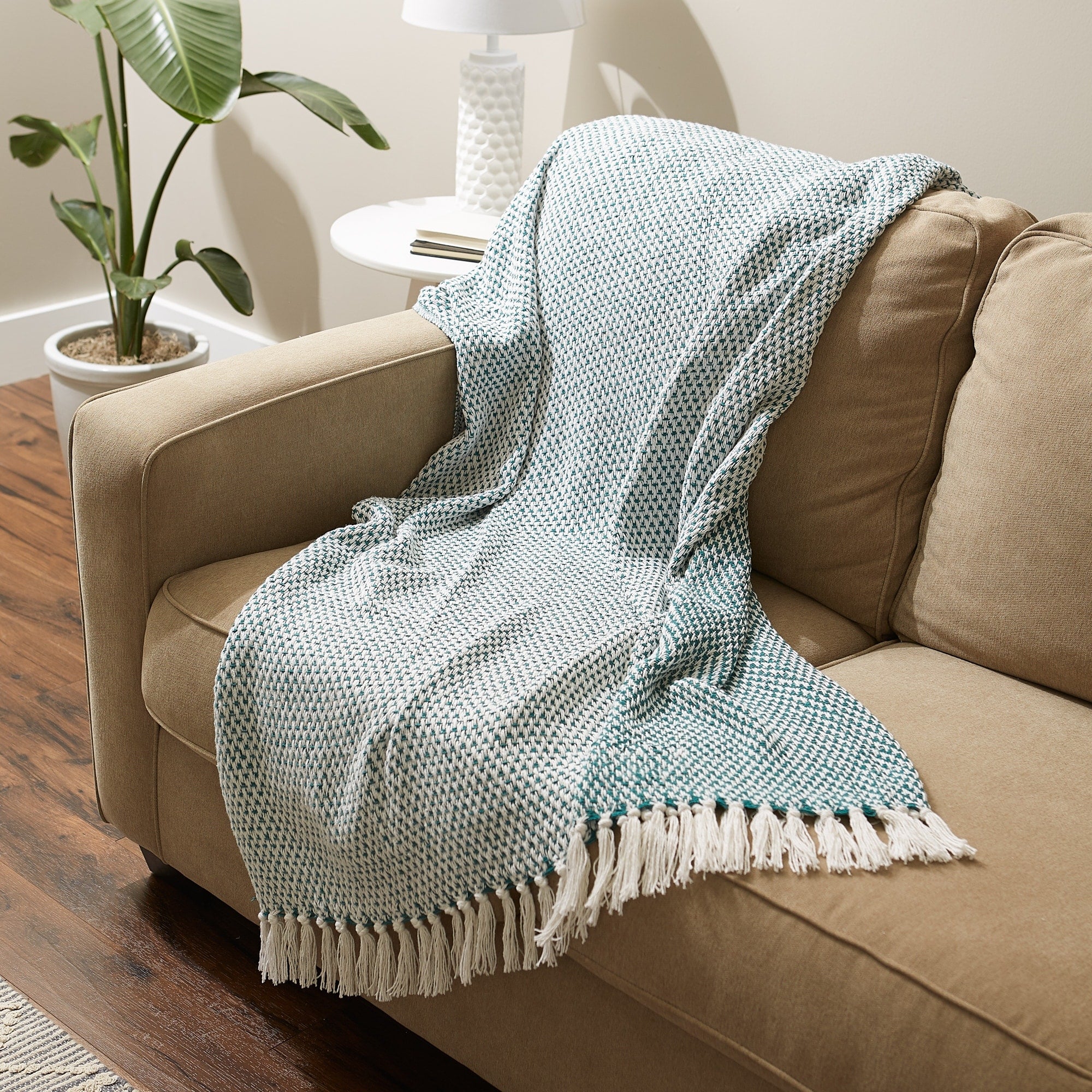 DII Woven Decorative Throw