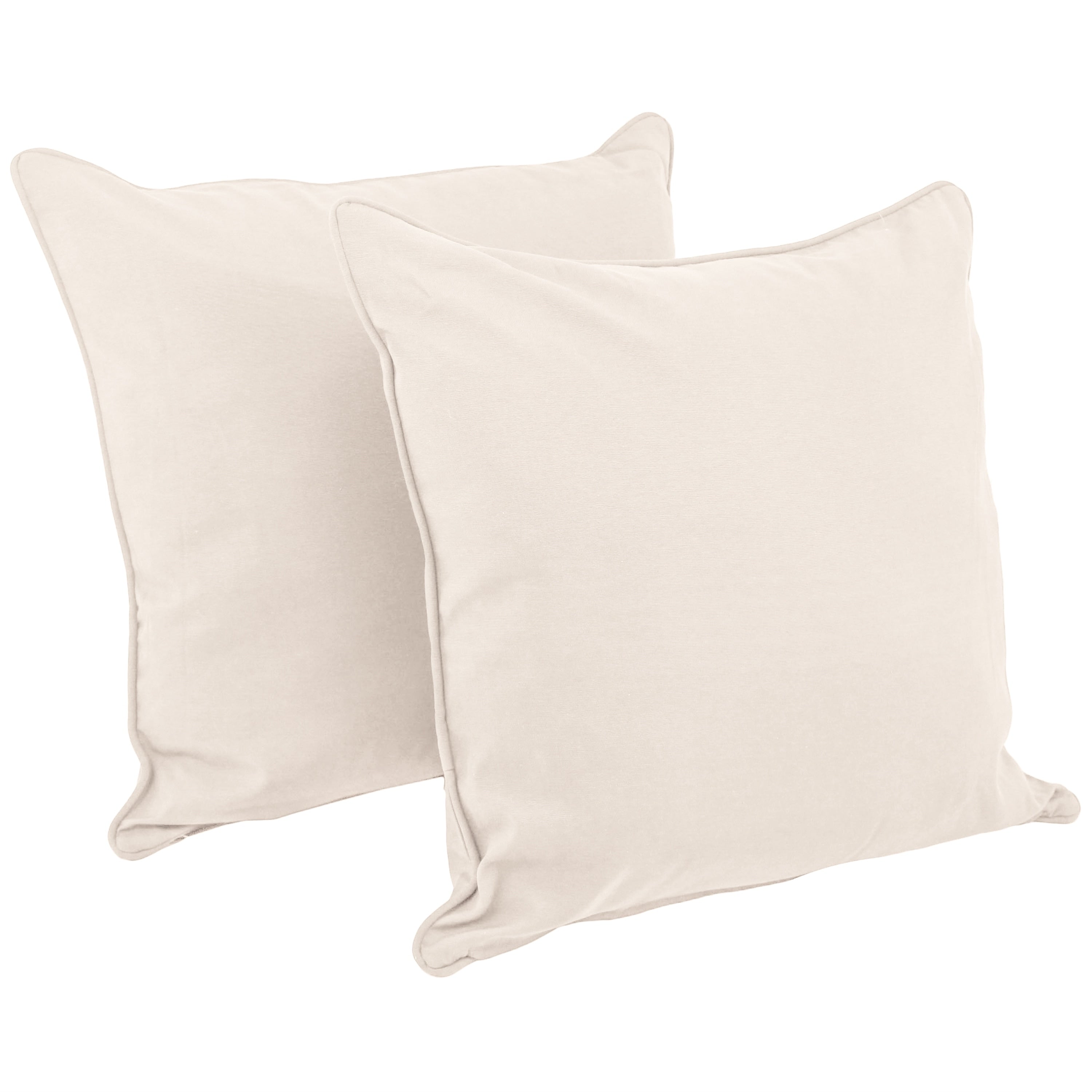 25-inch Corded Twill Throw Pillows (Set of 2)