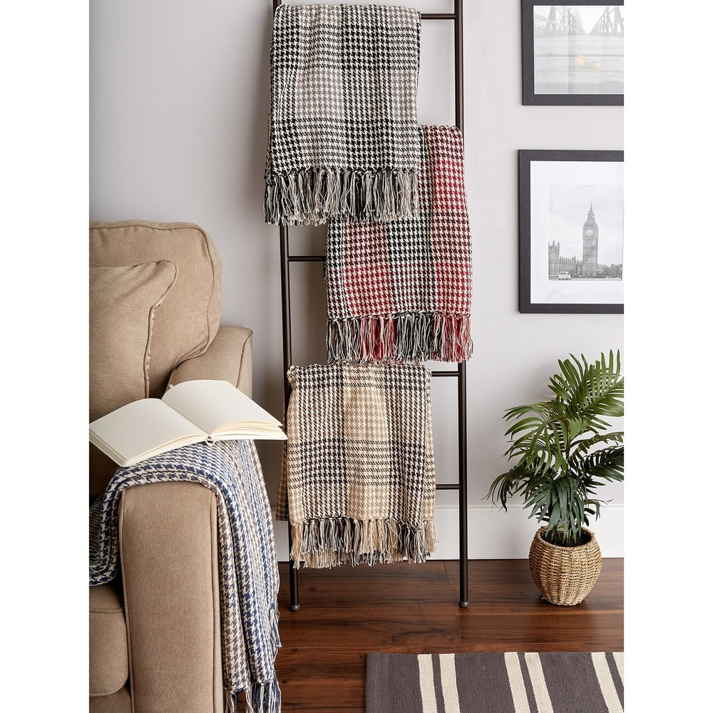 Porch & Den Crestridge Woven Cotton Throw