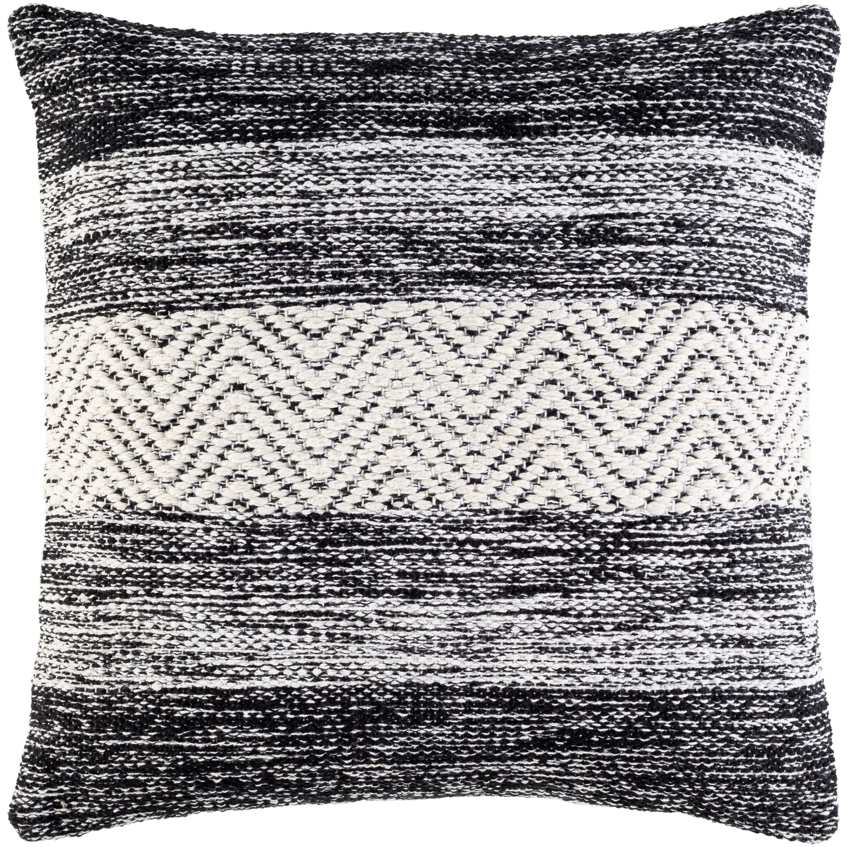 Livabliss Aldys Hand Woven Cozy Heathered Throw Pillow