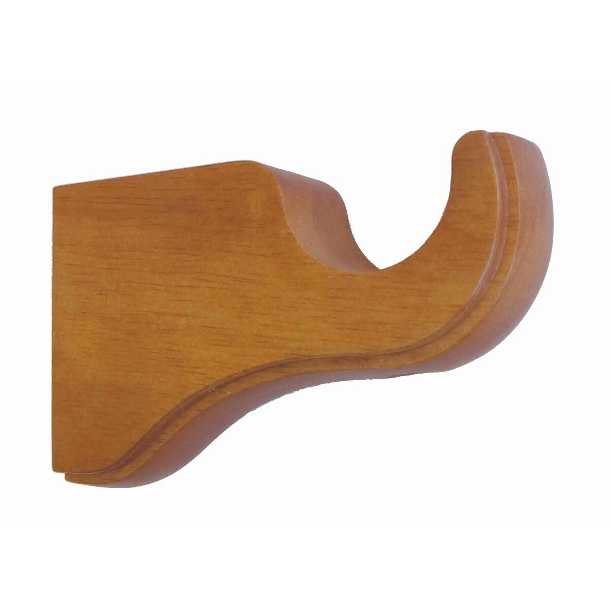 Mix & Match Wood Single / Double Curtain Rod Bracket