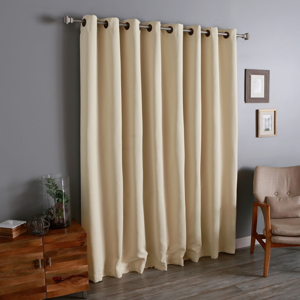 Aurora Home Extra-wide 100x84-inch Thermal Blackout Curtain Panel. - 100 x 84