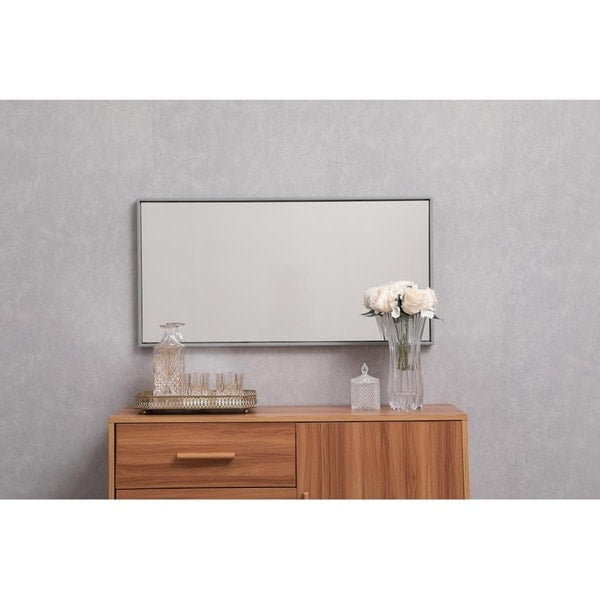 Carson Carrington Salsnas Metal Frame Rectangular Mirror