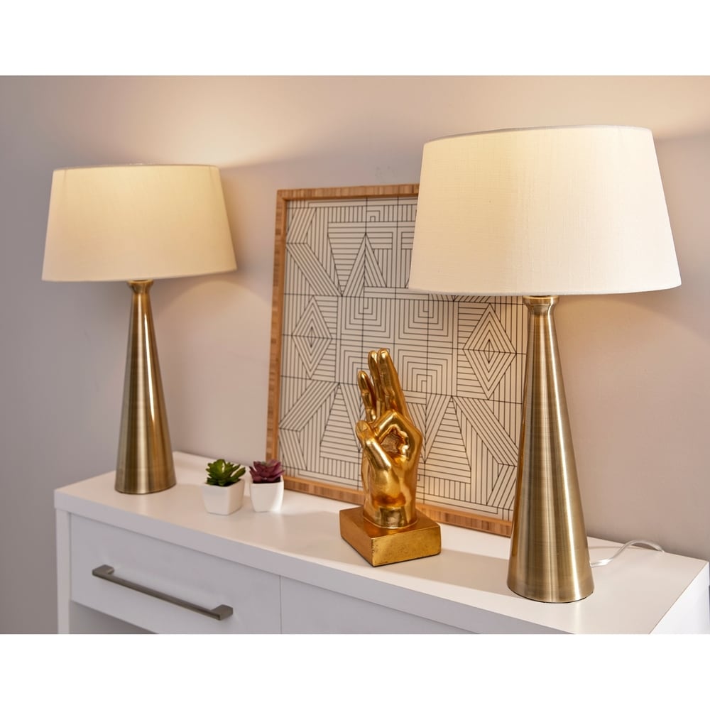 Adesso Lucy Tapered Table Lamp (Set of 2)