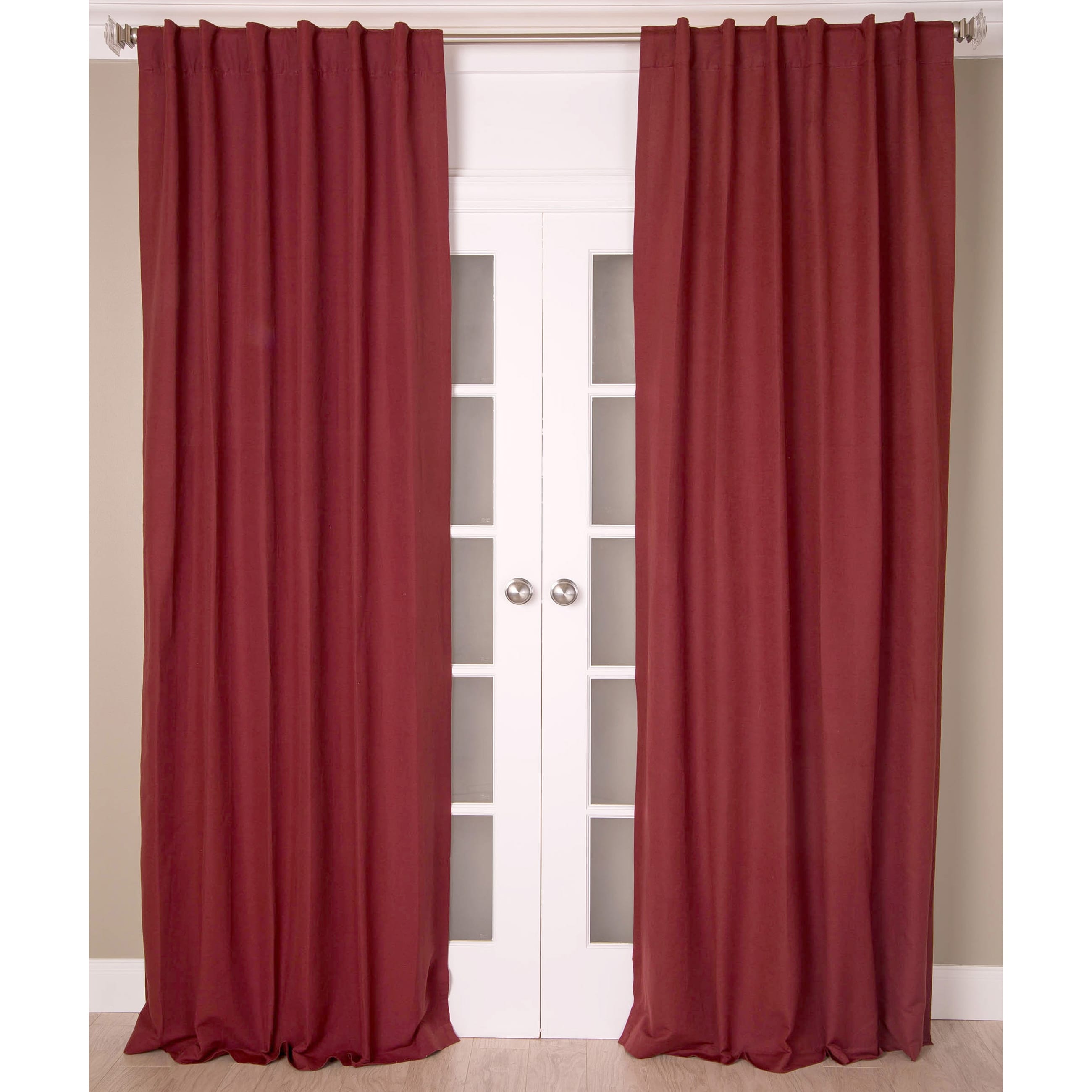 India's Heritage Solid Linen Cotton Panel - Single Curtain Panel