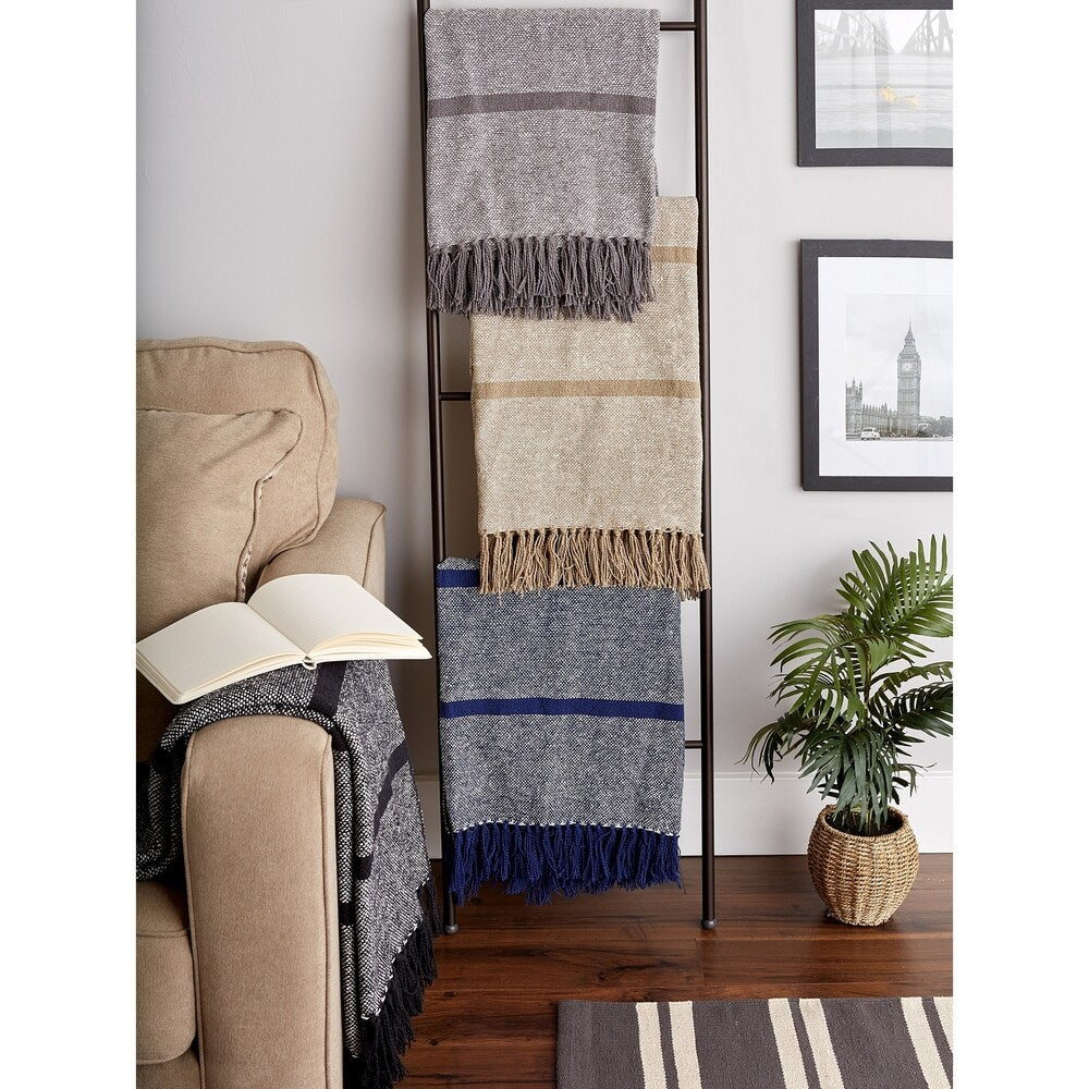 Porch & Den Crestridge Woven Cotton Throw