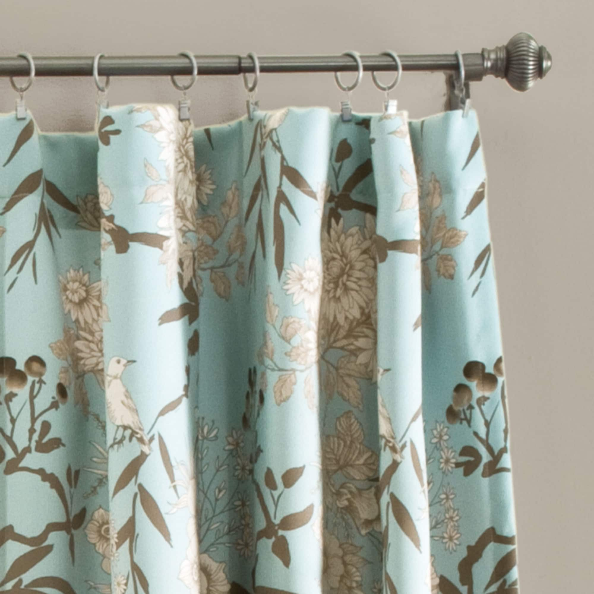 The Gray Barn Dogwood Floral Curtain Panel Pair