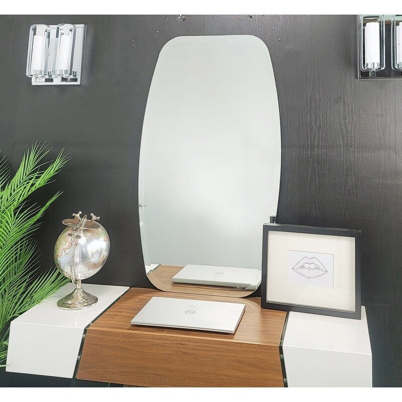 Sydney Modern Oval Frameless Bathroom Mirror