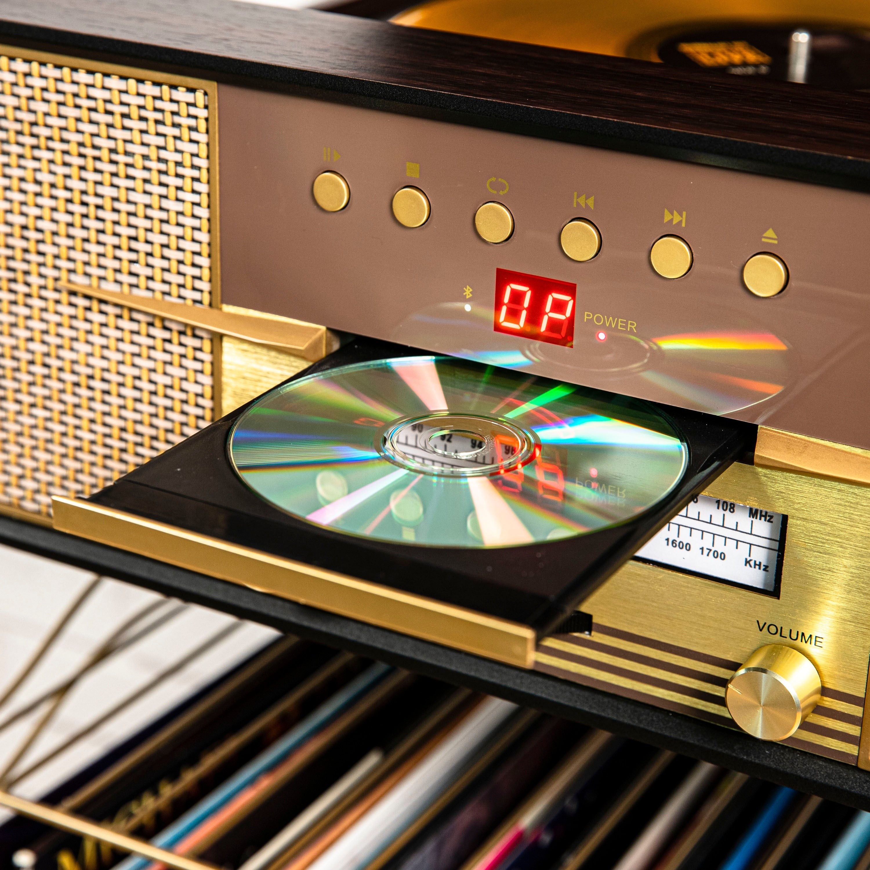 Crosley Rhapsody 7-in-1 Record Player